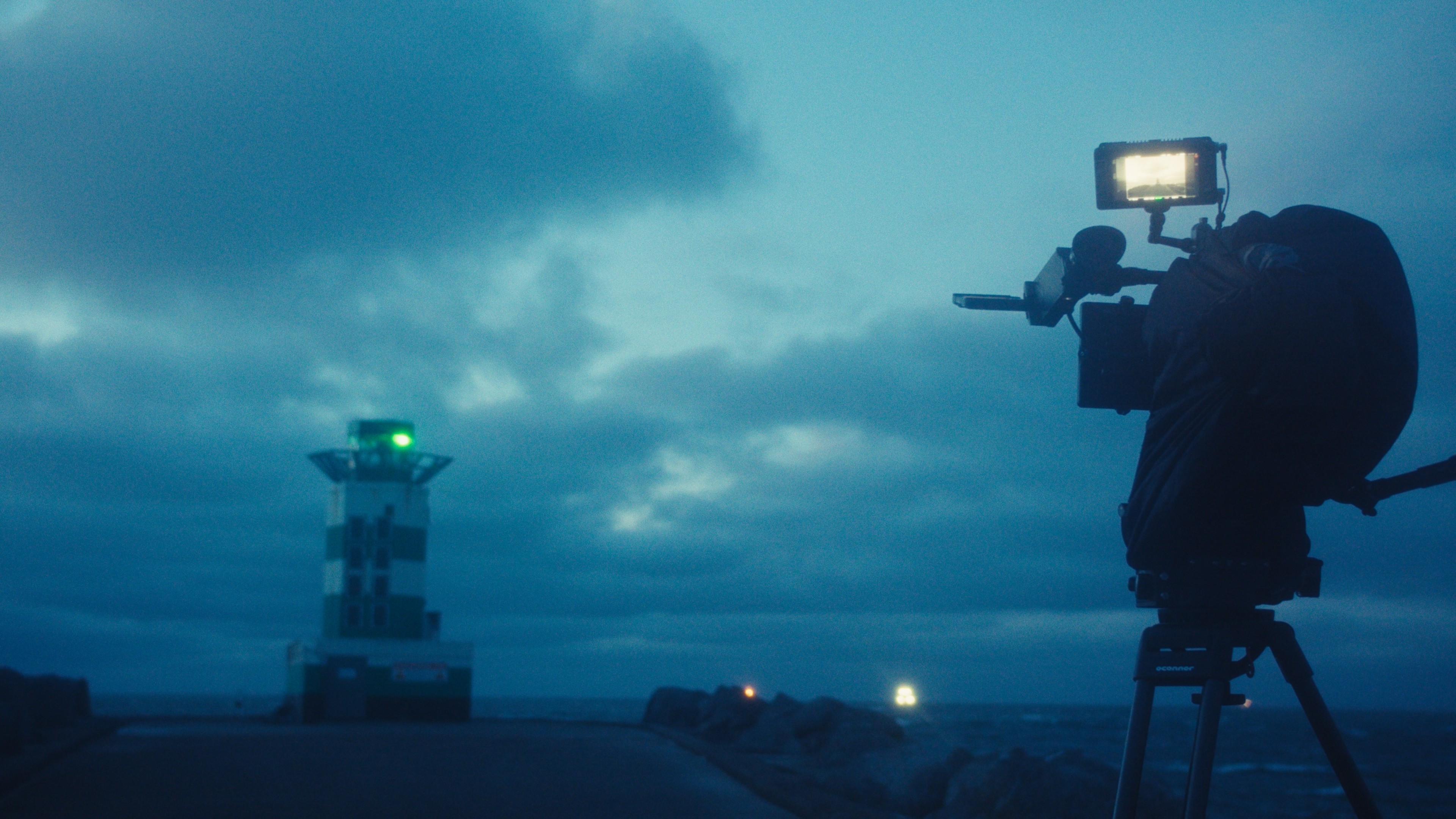 Film camera on location